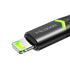 mcdodo 6FT Anti Bending Cable, Nylon Braided USB Data Sync Charge Cord with 2 LED Switch, Compatible with New Phones