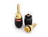 Sewell SW-29863-12 Deadbolt Banana Plugs, 12-Pairs Gold Plated Speaker Plugs, Quick Connect