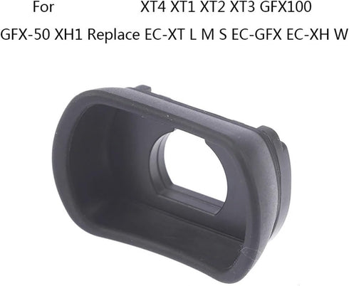 YTGWLKCO FujiXT4 XT1 XT2 XT3 GFX100 GFX-50 XH1 Camera Eyecup Viewfinder Eyepiece Eye Cup, Compatible for Replace EC-XT