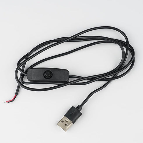 ThtRht 4 Pack 2 5V 12V USB Extension Cable with Switch On/Off Pin Wire Connector DIY Power Cord Toggle Rocker for LED
