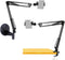 2in1 Wall Phone Mount, Overhead Camera Mount for iPhone Samsung Live Streaming, Craft Videos, Online Lessons