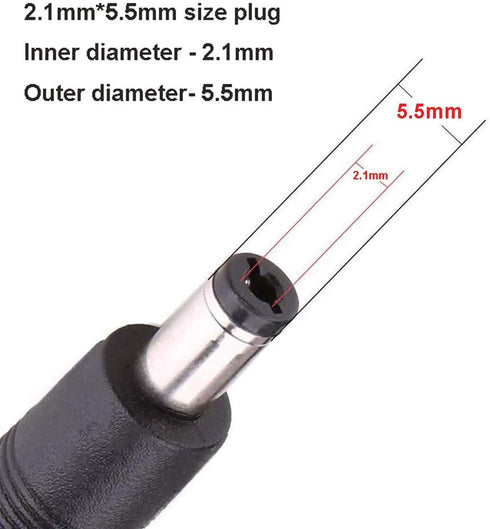 DC 12V Power Adapter Extension Cord Cable 6ft 2.1mm 5.5mm Male to Female Plug for CCTV Security Surveillance IP Cameras, LED Lights Strip, Baby Monitor, DVR, NVR, Router (6 Pack)