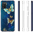 Galaxy A03S Case, Slim Flexible TPU Shock Absorption Rubber Soft Silicone Cover for Girls (Butterfly)