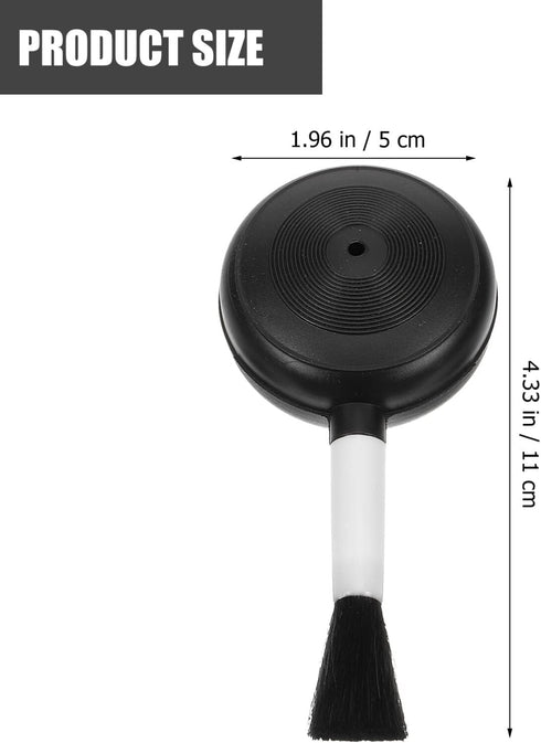 PartyKindom 2pcs Cleaning Blower Brush | Air Dust Blower and Soft Brush for Computer Digital Camera Lens Cleaner