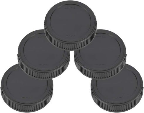 Camera Rear Lens, 5PCS Portable Plastic Cover for Olympus Lenses