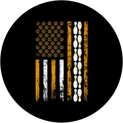 American Sports Flag PopSockets Swappable Construction Tools Bowling Pins