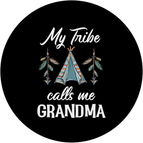My Tribe Calls Me Grandma Cute Trendy Boho Grandmother PopSockets Swappable PopGrip