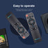 BPR1S Plus Air Mouse Remote Control, 2.4G RF Bluetooth Voice Remote with IR Learning for Android TV Box, Smart Projector