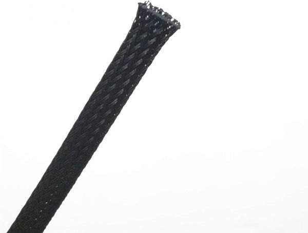 PET Black Cable Sleeve, 1/8 inch X 100ft