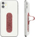 Momostick Flatstick, Cell Phone Finger Grip Strap Holder, Slim Finger Loop Selfie Grip for Most Smartphones - Glitter