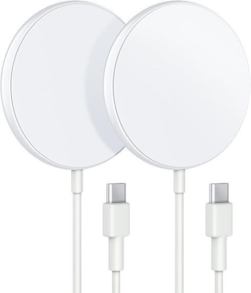 Magnetic Wireless Charger 2-Pack for iPhone, Max Fast Magsafe Phone Adapter for iPhone 16/15/14/13 Series