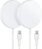 Magnetic Wireless Charger 2-Pack for iPhone, Max Fast Magsafe Phone Adapter for iPhone 16/15/14/13 Series