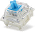 Gateron G Blue Pro 3.0 Switches Pre-lubed 3pin RGB SMD Clicky for Gaming Mechanical Keyboard (36Pcs, Pro Blue 3.0)