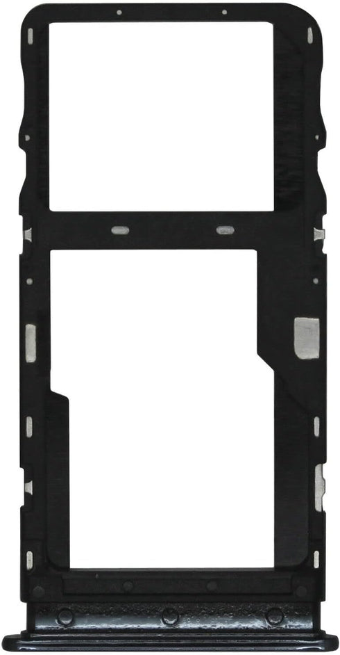 10 5G T790S Sim Card Holder Slot MicroSD Tray Replacement Compatible with TCL UW Verizon (Black)