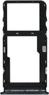 10 5G T790S Sim Card Holder Slot MicroSD Tray Replacement Compatible with TCL UW Verizon (Black)