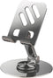 JUEJUEZI Foldable Cell Phone Stand, Metal Portable Phone Holder, Fully Adjustable Rotatable Cell