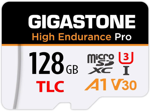 Gigastone 5 Yrs Free Data RecoveryDash Cam 128GB Micro SD Card, TLC High