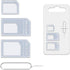 ReelWonder 4in1 USA Sim Card Adapter Covers All Standard Micro or Nano with