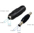 10PCS DC Power Connector Adapter 5.5x2.1mm, Male to Male Coupler Plug,Female to Female Jack Socket for CCTV Security Camera Led Strip