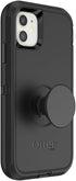 PopSockets 11: Otter + Pop for iPhone OtterBox Defender Series Case with Swappable PopTop - Black and Aluminum Black