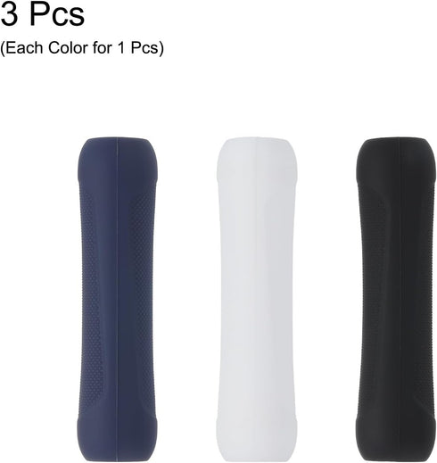 MECCANIXITY 3pcs Pen Grip Silicone Case, Ergonomic Design Sleeve Holder for 1st and 2nd Generation Stylus Pens