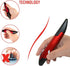 lychee Wireless Optical Pocket Pen Mouse, 2.4GHZ USB Wireless Optical Pen Mouse with Adjustable DPI for PC Laptop