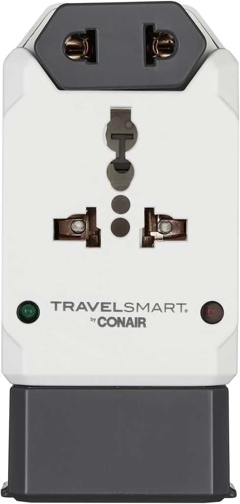 Conair Universal Travel Adapter with USB, All-in-One Worldwide Plug Adapter