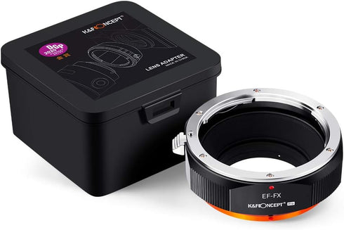 K&F CONCEPT X-Pro1 Lens Mount Adapter for EOS EF/EFS Lens to FujiFX Mount X Camera X-Series Mirrorless Cameras