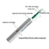 Fiber Optic Connector Cleaning Pen, 5PCS Fiber Optic Cleaner Pen for 2.5mm Ferrules SC, FC, ST, SC/APC, FC/APC, 800+
