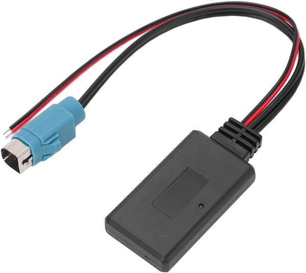 Acouto Car Bluetooth 5.0 Radio AUX in ABS Adapter Audio Cable Replacement for Alpine KCE 236B CDE9885 9887