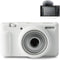 Pocoukate Case for Sony ZV-1F, ZV-1 II/ZV-1M2 Vlog Camera, Silicone Cover with ZV1 F Screen Protector (White)