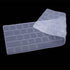Silicone Keyboard Skin Cover for 2021 2020 iPad Pro 12.9 inch Magic Keyboard - Compatible with 4th 5th Gen (Clear)