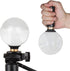 Crystal Ball Photography 80mm K9 Clear Lens Ball Sphere with Mini Tripod Base Stand, Padded Shockproof Sleeve
