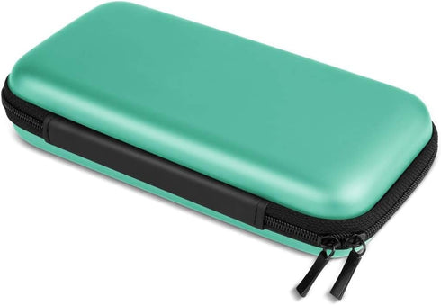 iMangoo Shockproof Organizer Case - Small Travel Essentials Pouch for Electronics, Zipper Tech Cord, Power Bank (Mint)