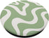 Matcha Green Retro Swirl 60s 70s Design PopSockets Standard PopGrip