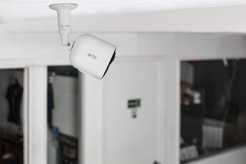 Wasserstein Adjustable Metal Wall Mount for Arlo Essential/XL 2 Gen/Pro/2/3/4/5/Ultra/Ultra 2, Wyze Cam Outdoor/V3, &