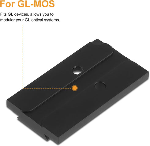 ToopMount T10 Viewfinder Dot Sight Mount Plate, GL-MOS-AC Optics Mounting Adapter Plate, Dot Sight Slide Mount Base