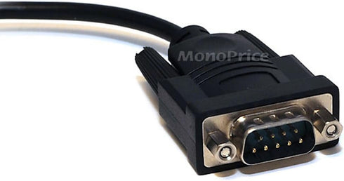 Monoprice 3ft USB to Serial Converter Cable - USB A to DB9/DE9