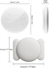HONGTOP H (White,2PCS) Tracker Device for Vehicles,No Monthly Fee GPS Car Tracker,Anti-Lost Car Locator Works with Find