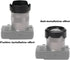 EOS M50 Lens Hood for Canon EF-M 15-45mm f/3.5-6.3 STM on M200 M50 M6 Mark II, EOS R10 RF-S 18-45mm F4.5-6.3 STM