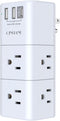 QINLIANF USB Outlet Extender Surge Protector, Multi Plug Power Strip with 3 USB Ports