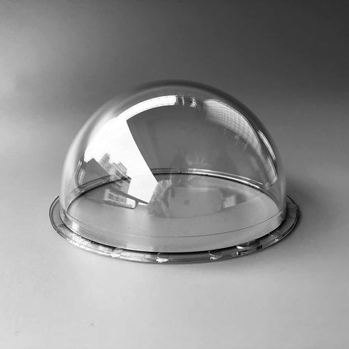 4 Inch Indoor Outdoor CCTV Replacement Acrylic Clear Cover, Surveillance Cameras Security Dome Protector Housing