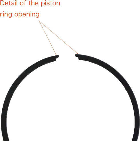 Generic Set 36mm 36mm. 2- 1/5 29cc Piston Ring Dia. Fit for Piston Size Stroke Remote Control Gasoline RC car Engine