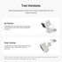 Holicfun Outdoor Security Camera Gutter Mount, Compatible with Ring, Blink, Eufy, Google Nest, Arlo, and More - White