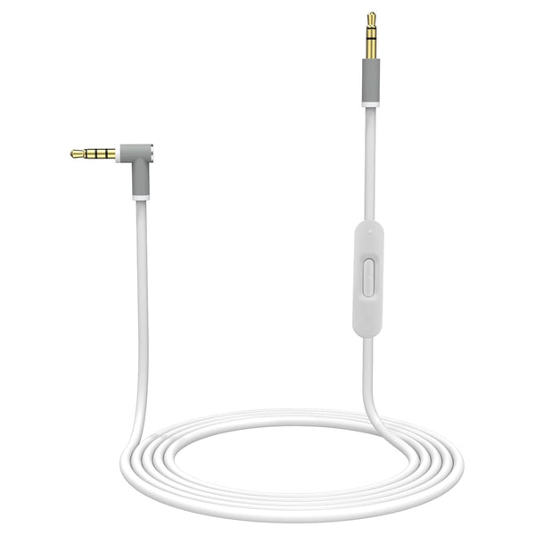 Replacement Audio Cable with Microphone and Control for Beats Headphones Solo, Studio, Pro, Detox, Wireless, Mixr,