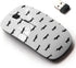 2.4G Wireless Mouse with Cute Pattern Design, Dachshund Dog Silhouette for All Laptops and Desktops