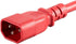 Monoprice Heavy Duty Power Cable - IEC 60320 C14 to C15, 15 Amp, 3 Feet, SJT, 125 Volt, 14AWG, Red