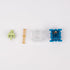 GATERON CM Linear Keyboard Switches, 5 Pin Light Blue, 20mm Dual-Stage Spring, 55gf Pre-lubed for MX Keyboard, 35PCS