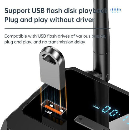 Bluetooth 5.3 Receiver Adapter for Home Stereo, Supports Optical RCA AUX 3.5mm for Wired Speakers and Music Streaming