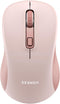 seenda Wireless Mouse, Bluetooth Mouse for Laptop, Dual Mode (Bluetooth + 2.4G USB), Compatible with MacBook, Pink